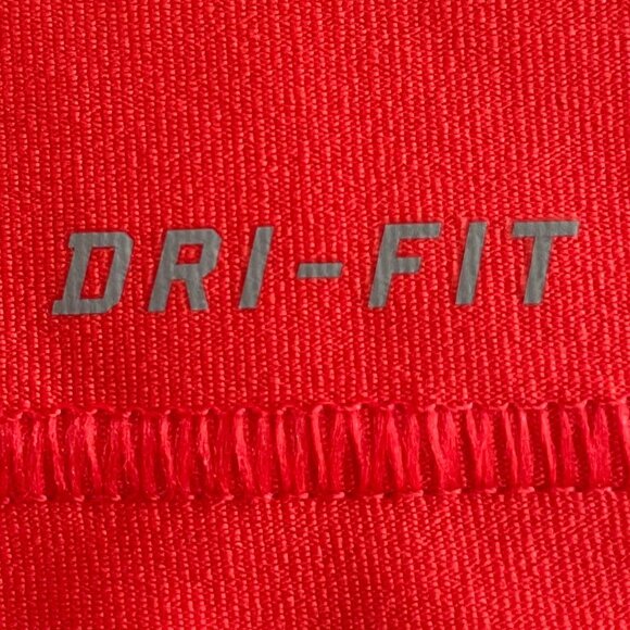 Nike Dri-Fit Activewear Racer Back Tank Top w Mesh Panels Shelf Bra Orange Sz XS - Picture 8 of 10